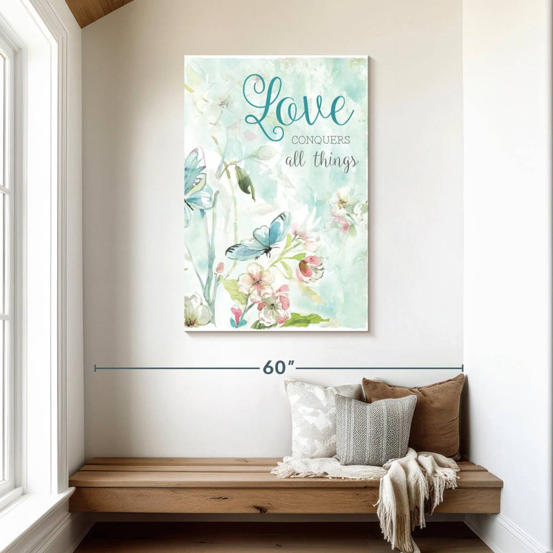 Hardie Love Conquers All Things, H 45 po x l 30 po
