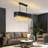 Black Modern Crystal Chandelier