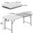 Pendarvis 70.9" W x 27.6" D Rectangular Folding Metal Camping Table -2108927999