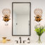 1-Light Crystal Global Armed Sconce-102030316
