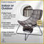 Ensemble de chaise longue d'extérieur 3 pièces avec coussin et table basse Errol
