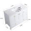 Meuble-lavabo 48 po avec lavabo en céramique-123354336