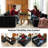 Boneless Sectional Upholstered L-Shaped Sofa With Chaise Lounge-845574580-845574577