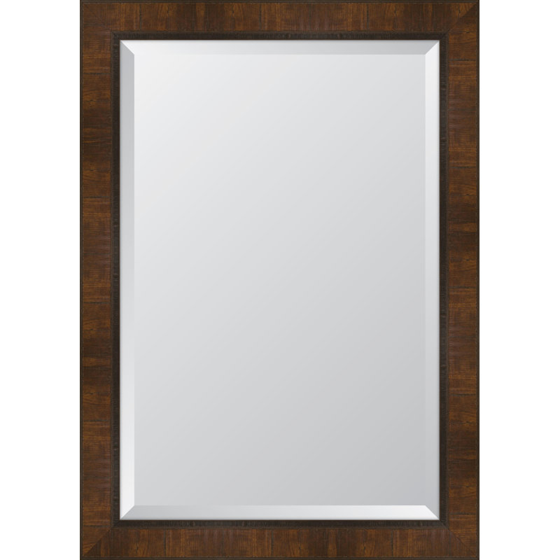 Gullion Wall Mirror, 46" H x 36" W, Walnut