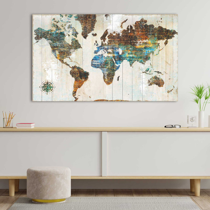 World of Wonders - impression, Toile tendue, H 28 po x l 48 po x P 1,5 po