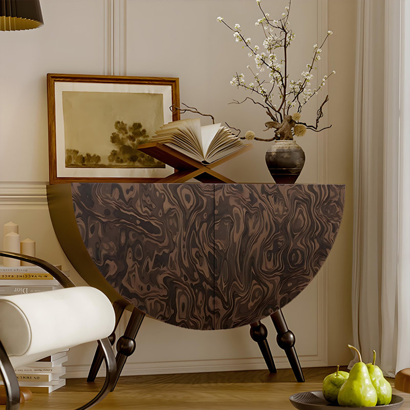 Armoire de rangement en bois massif chinois, Noir