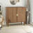 Wooden Sideboard Buffet Cabinet With Adjustable Shelf And 2 Doors For Entryway,hallway