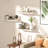 Floating Shelves, 3 Pcs, White/gold-1862231147