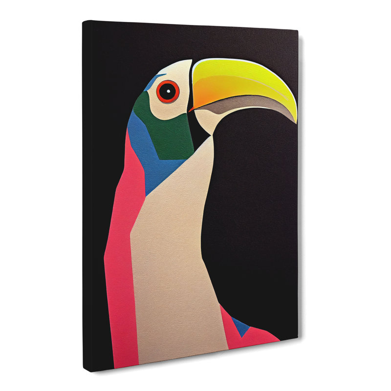 Toucan Abstract Vol.9 - Wrapped Canvas, 60cm H x 40cm W x 3cm D