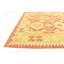 Tapis de la zone en laine beige/rouille 4 pi 2 po x 6 pi 2 po one-of-kind-noué la main Elland