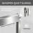 DAQING Modern 60"W x 60"H Brushed Nickel Premium Aluminum Frame Double Sliding Framed Shower Door | 1/4"(6mm) Explosion Proof Tempered Glass with Safety Film, Heavy Duty Stainless Steel Handle-126147779-126147777