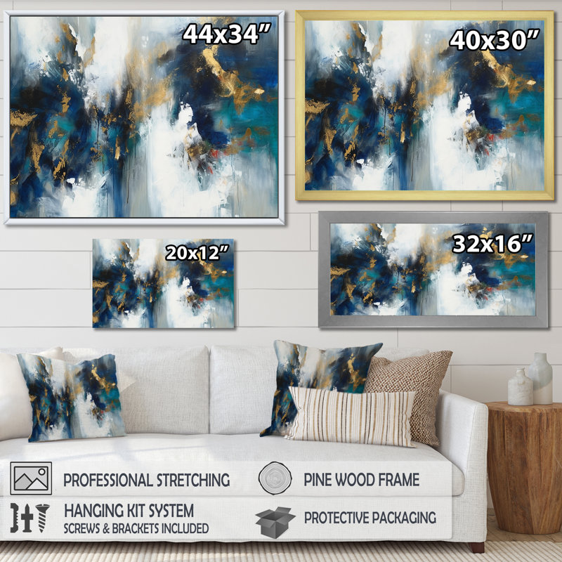 Radiant Muse Émergence - reproduction d'art sur toile, Toile tendue, H 24 po x l 32 po x P 1 po