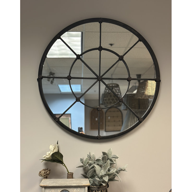 Sachiko Metal Flat Wall Mirror