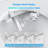 YULIKA Digital Screen Elongated Floor Mounted Bidet Smart Toilet-98305148