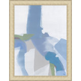 Blue Dancer' Framed Print on Canvas