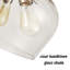 Plafonnier semi-encastré 3 lumières Bozzuto-409604301
