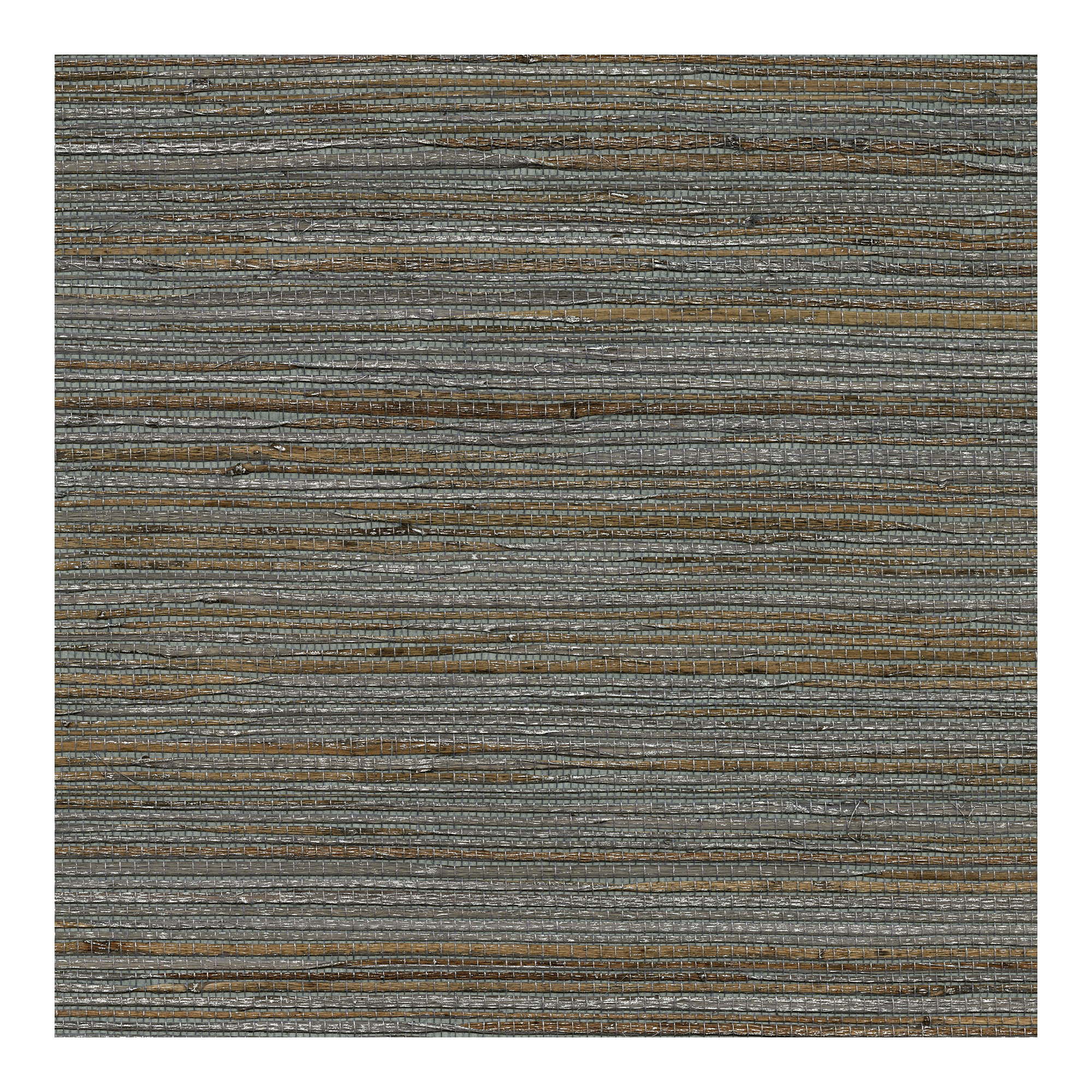 Reanna Grass Cloth Striped Roll, Chocolate