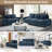 Modular Sofa Couch With Seats Storage, Comfy Chenille Fabric Couch For Living Room, Office, Apart Deep Seat, Usb Charging, With Removable Cover,lightgrey, Single Sofa-102673635