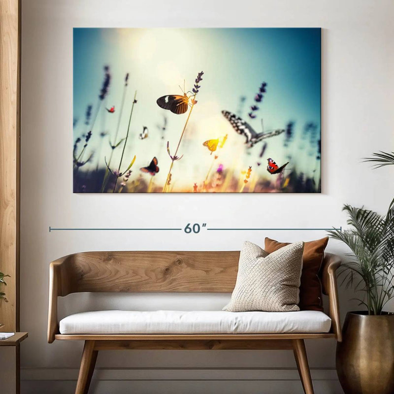 Brampt Butterfly Garden, 34" H x 51" W