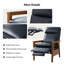Fauteuil inclinable Gladys Mid-Century-129457398