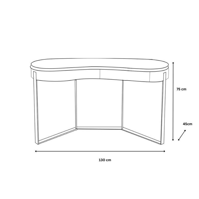 Santiago 130cm Console Table