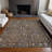 Machine Washable Indoor/Outdoor Cicel ACN1152 Brown Rug-100247608