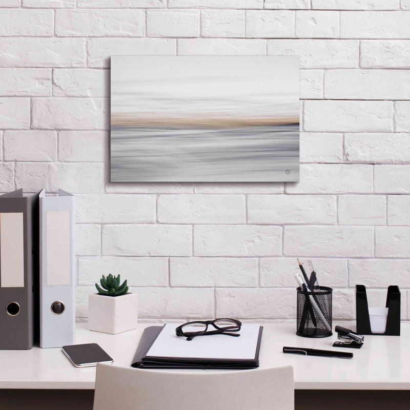 «Waves Move Me II» par Nathan Larson, art mural sur toile, H 12 po x l 18 po x P 0,75 po