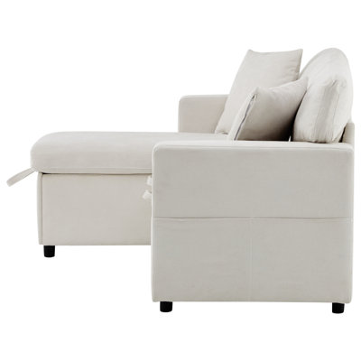 3 Seater Fabric Corner Sofa 