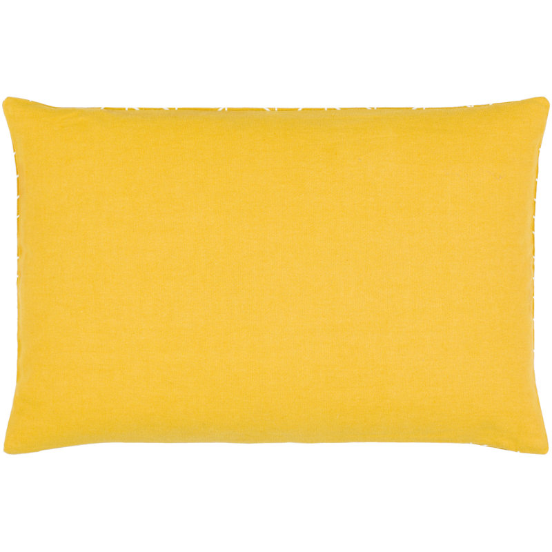 Pillow Cover B Throw, 20" x 20", Saffron/Cream