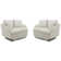 Upholstered Swivel Chair And A Half