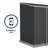 Absco EZI Slider 5' W x 7' D Metal Galvanized Steel Weather Resistant Storage Shed Monument Gray-97830520