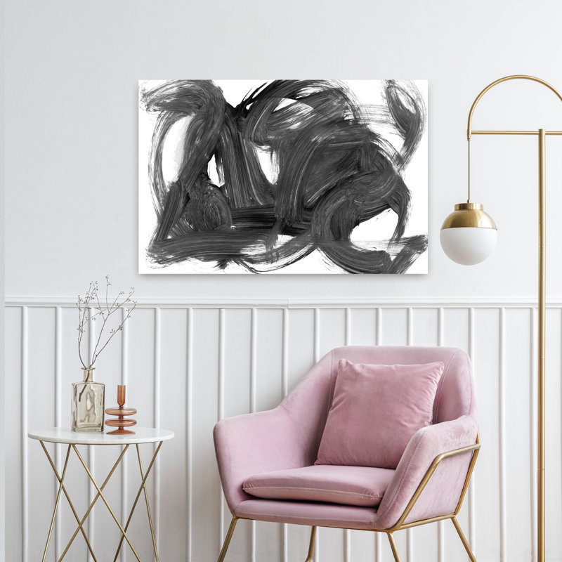 Art contemporain, art contemporain abstrait, H 36 po x l 24 po