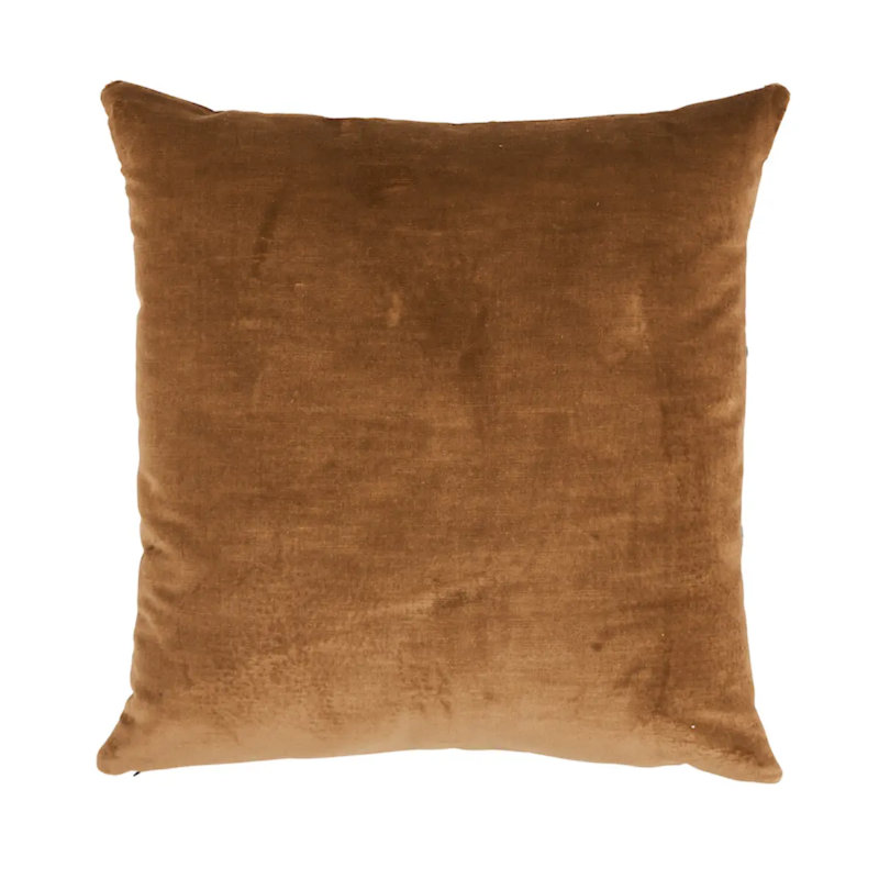 Temara Embroidered Pillow, Pomegranate, 22" x 22"
