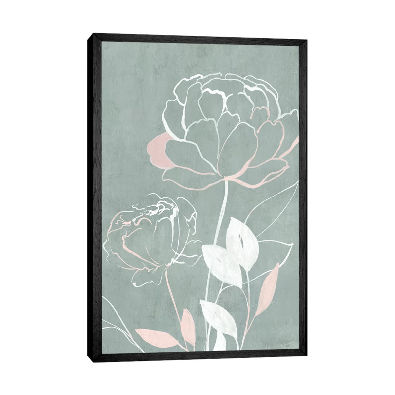 Roseland II by Isabelle Z - Print on Canvas, 101.6 cm H x 66.04 cm W, Black Framed