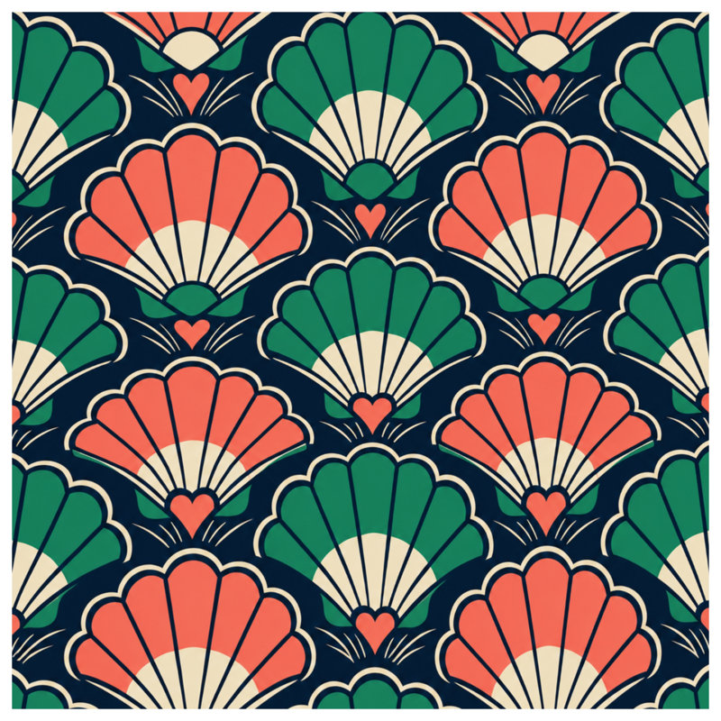 Tapis de bain Art Deco, 24in W x 17in L