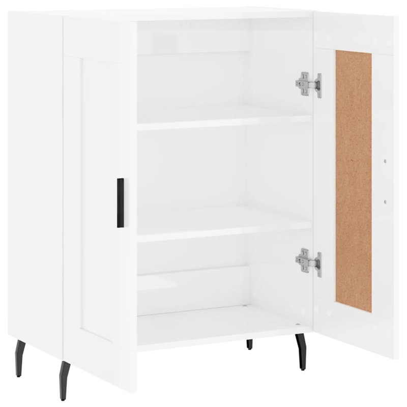 Melonia 69.5cm Sideboard, High Gloss White