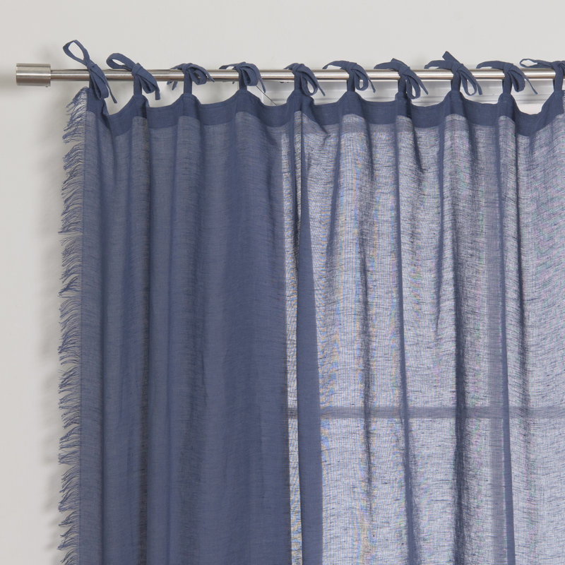 Millwright Sheer Curtain, Natural, 52" W x 96" L