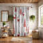 Rideau de douche Retro Xmas - Premium-634021124