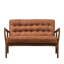 Castlewood 2 Seater Top Grain Leather Loveseat