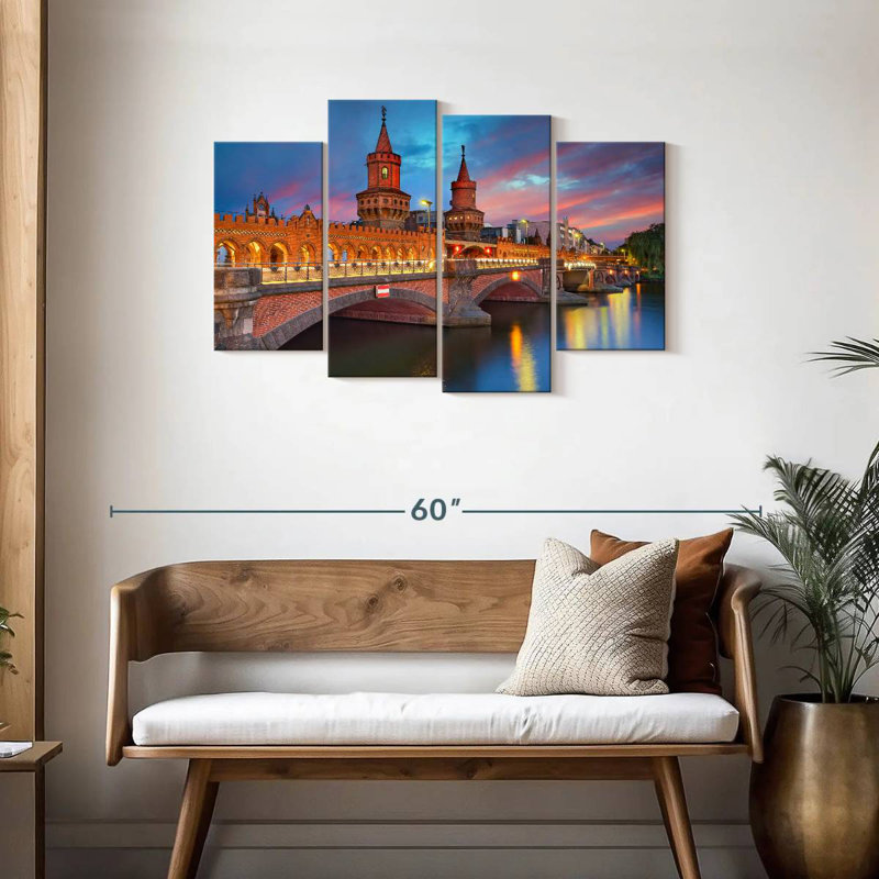 Pont Sireci Oberbaum, Berlin, H 27 po x l 43 po