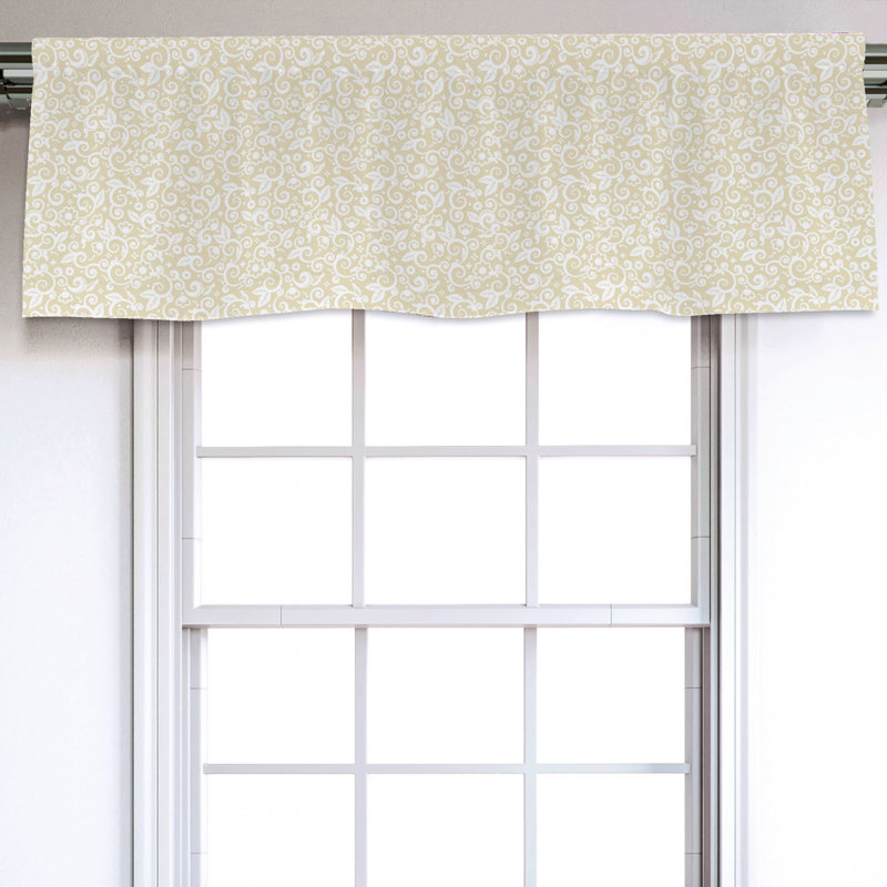 Sateen Ruffled Window Valance