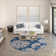 Tapis bleu Moyo