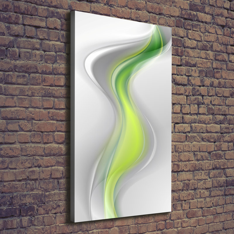 Waves Abstraction - Wrapped Canvas Print