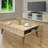 35.4'' Wide 4 Legs Base Rectangle Top Coffee Table