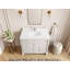 Paris 42 In. W X 22 In. D Single Sink Bathroom Vanity In White With 2 In.-102355177