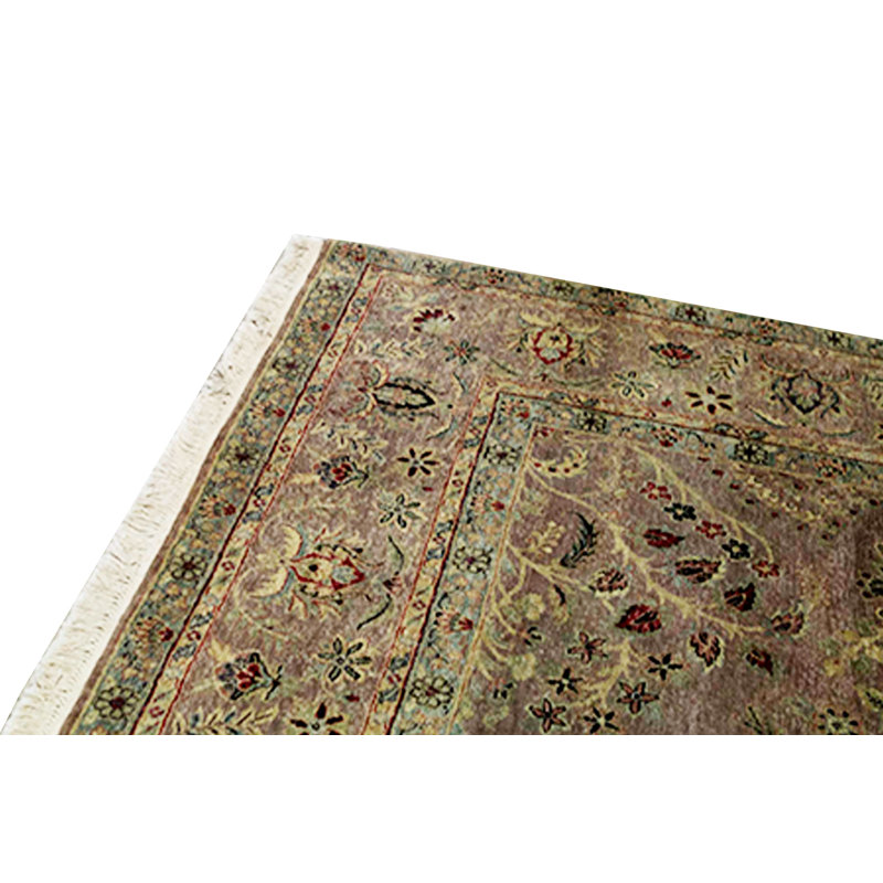 Wool Oriental Area Rug in Brown