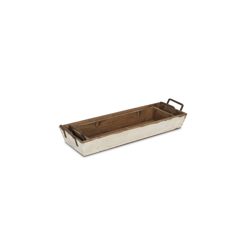 Ensemble de casiers en bois 2 pièces