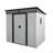 Outdoor Metal Storage Shed with Window and Transparent plate-119732994-119732995