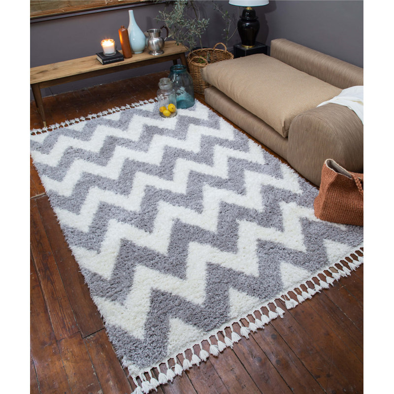 Tapis à poils longs Marou, Rectangle 6 pi 7 po x 9 pi 7 po