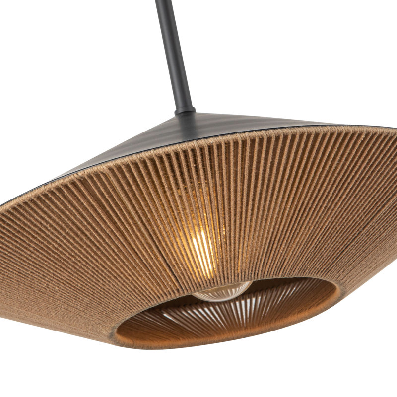 Keaz 1 - Light Single Pendant, Matte Black